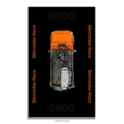 Wandrahmen LEGO Technic Mercedes-Benz G 500 Professional Line 42177 — 9 Designs, 2 Ausführungen