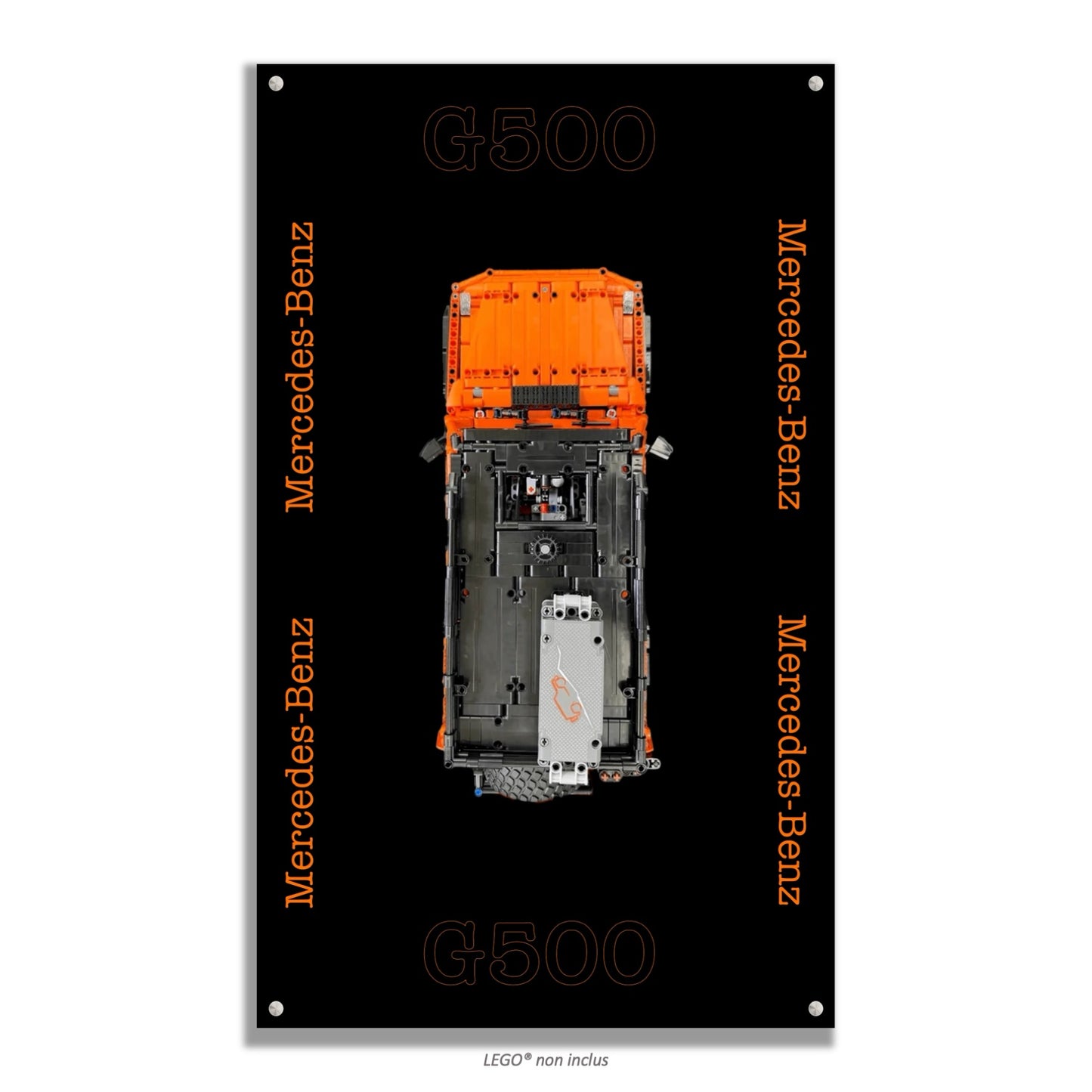 Wandrahmen LEGO Technic Mercedes-Benz G 500 Professional Line 42177 — 9 Designs, 2 Ausführungen