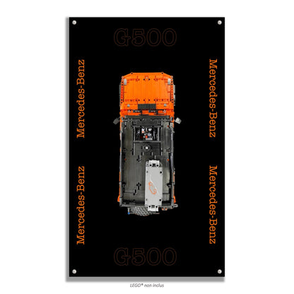Wandrahmen LEGO Technic Mercedes-Benz G 500 Professional Line 42177 — 9 Designs, 2 Ausführungen
