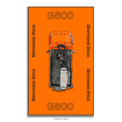Wandrahmen LEGO Technic Mercedes-Benz G 500 Professional Line 42177 — 9 Designs, 2 Ausführungen