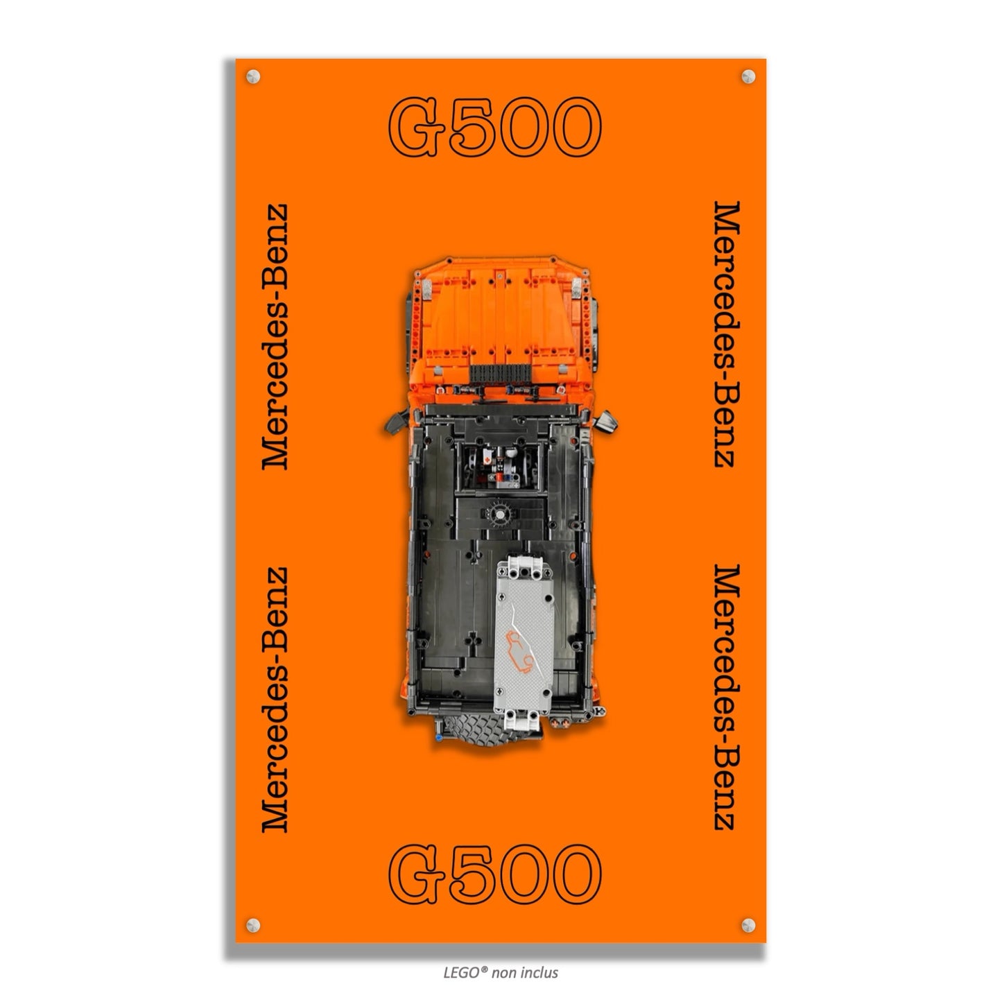Wandrahmen LEGO Technic Mercedes-Benz G 500 Professional Line 42177 — 9 Designs, 2 Ausführungen
