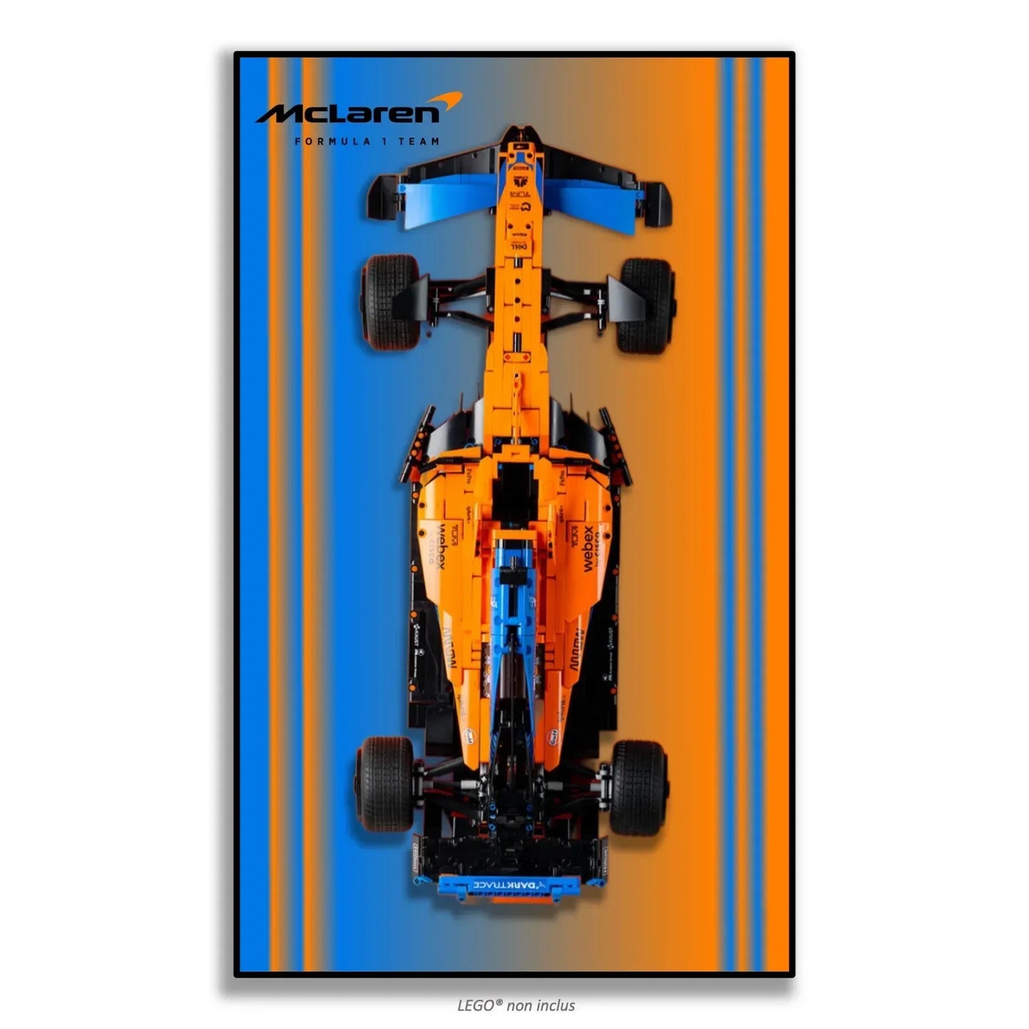 Tableau mural pour F1 McLaren LEGO 42141 - Kadris