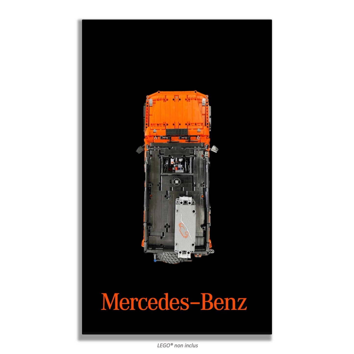 Wandrahmen LEGO Technic Mercedes-Benz G 500 Professional Line 42177 — 9 Designs, 2 Ausführungen