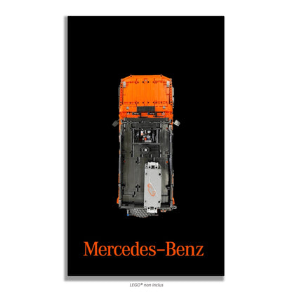 Wandrahmen LEGO Technic Mercedes-Benz G 500 Professional Line 42177 — 9 Designs, 2 Ausführungen