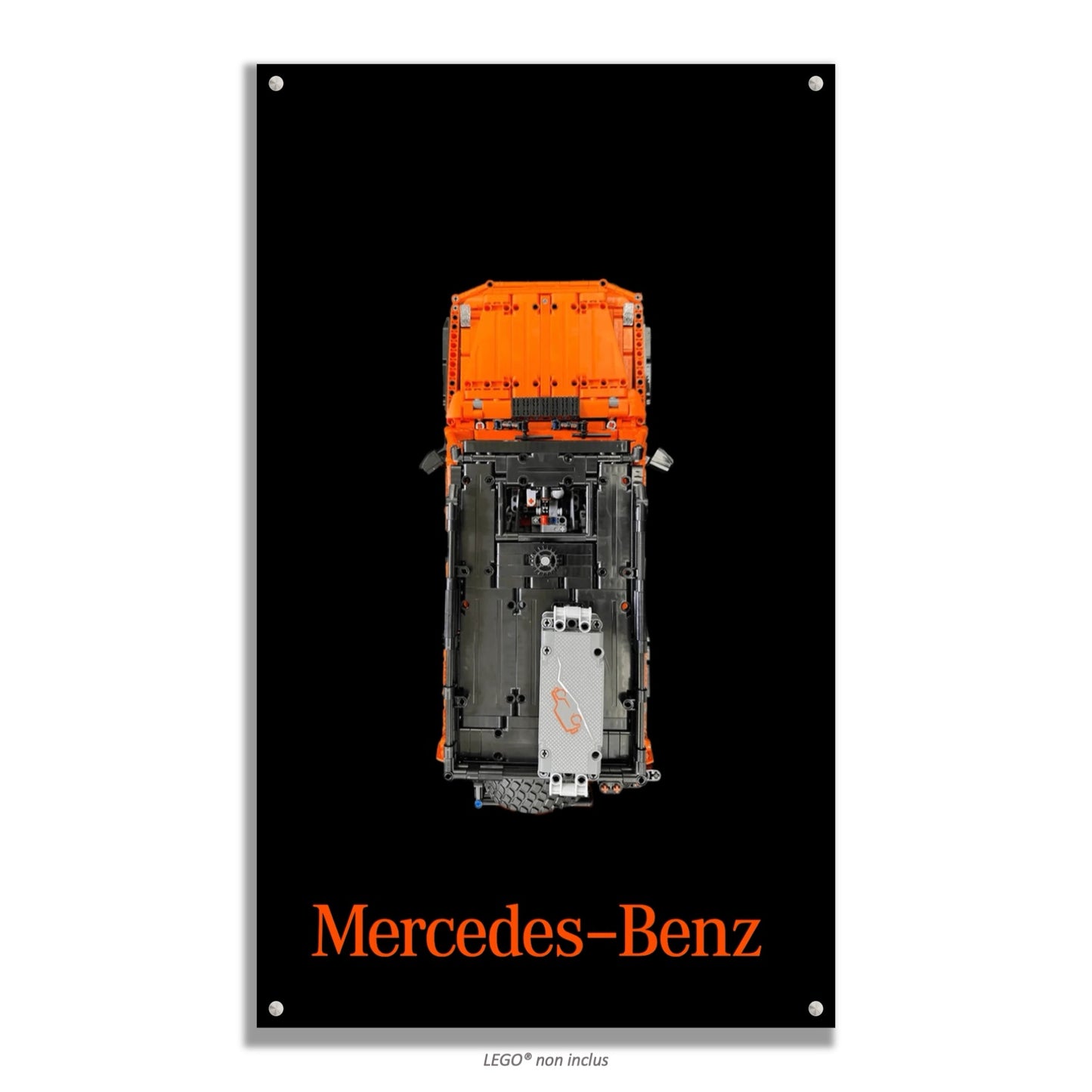 Wandrahmen LEGO Technic Mercedes-Benz G 500 Professional Line 42177 — 9 Designs, 2 Ausführungen