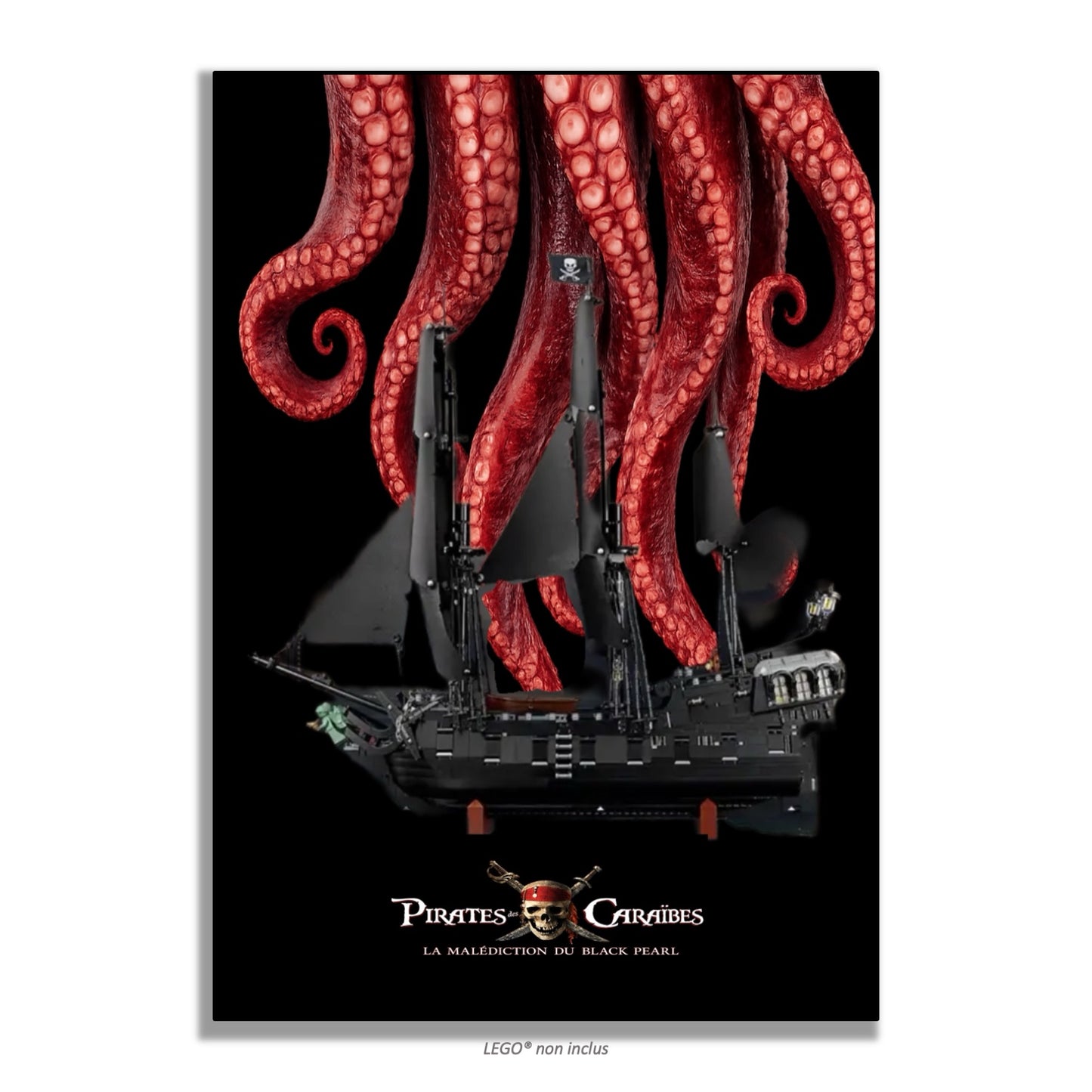 Découvrez nos tableaux pour le LEGO ICONS 10365 : Bateau pirate du capitaine Jack Sparrow