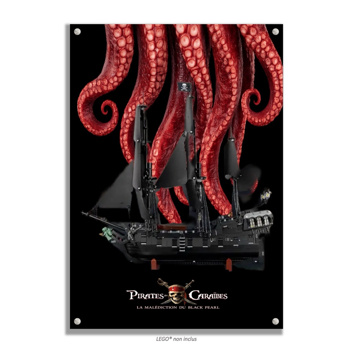 Découvrez nos tableaux pour le LEGO ICONS 10365 : Bateau pirate du capitaine Jack Sparrow