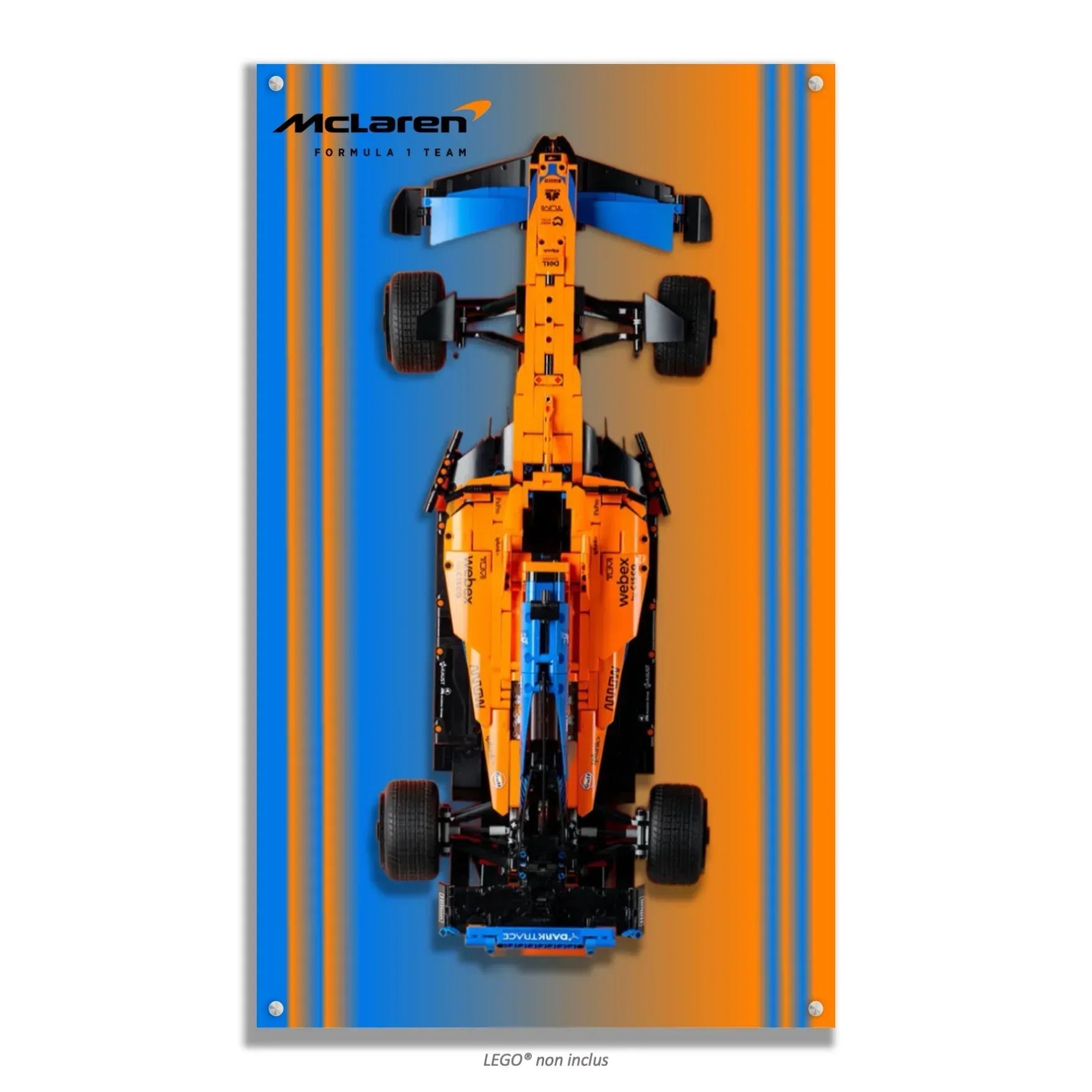 Tableau mural pour F1 McLaren LEGO 42141 - Kadris