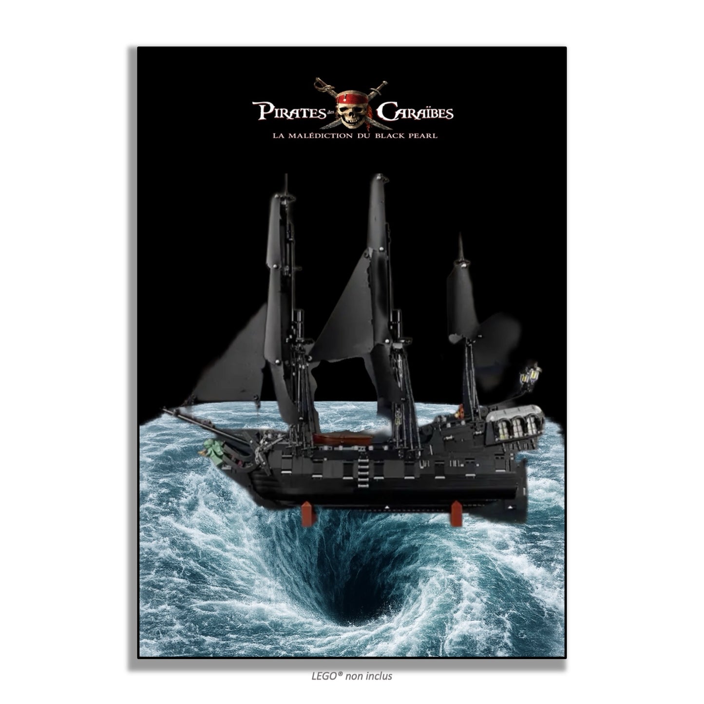 Découvrez nos tableaux pour le LEGO ICONS 10365 : Bateau pirate du capitaine Jack Sparrow