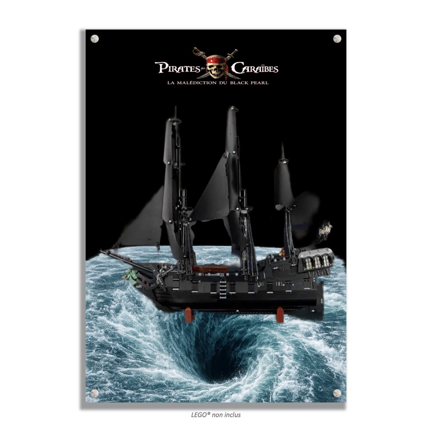 Découvrez nos tableaux pour le LEGO ICONS 10365 : Bateau pirate du capitaine Jack Sparrow