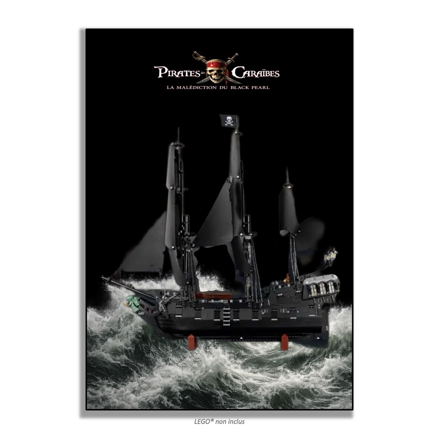 Découvrez nos tableaux pour le LEGO ICONS 10365 : Bateau pirate du capitaine Jack Sparrow