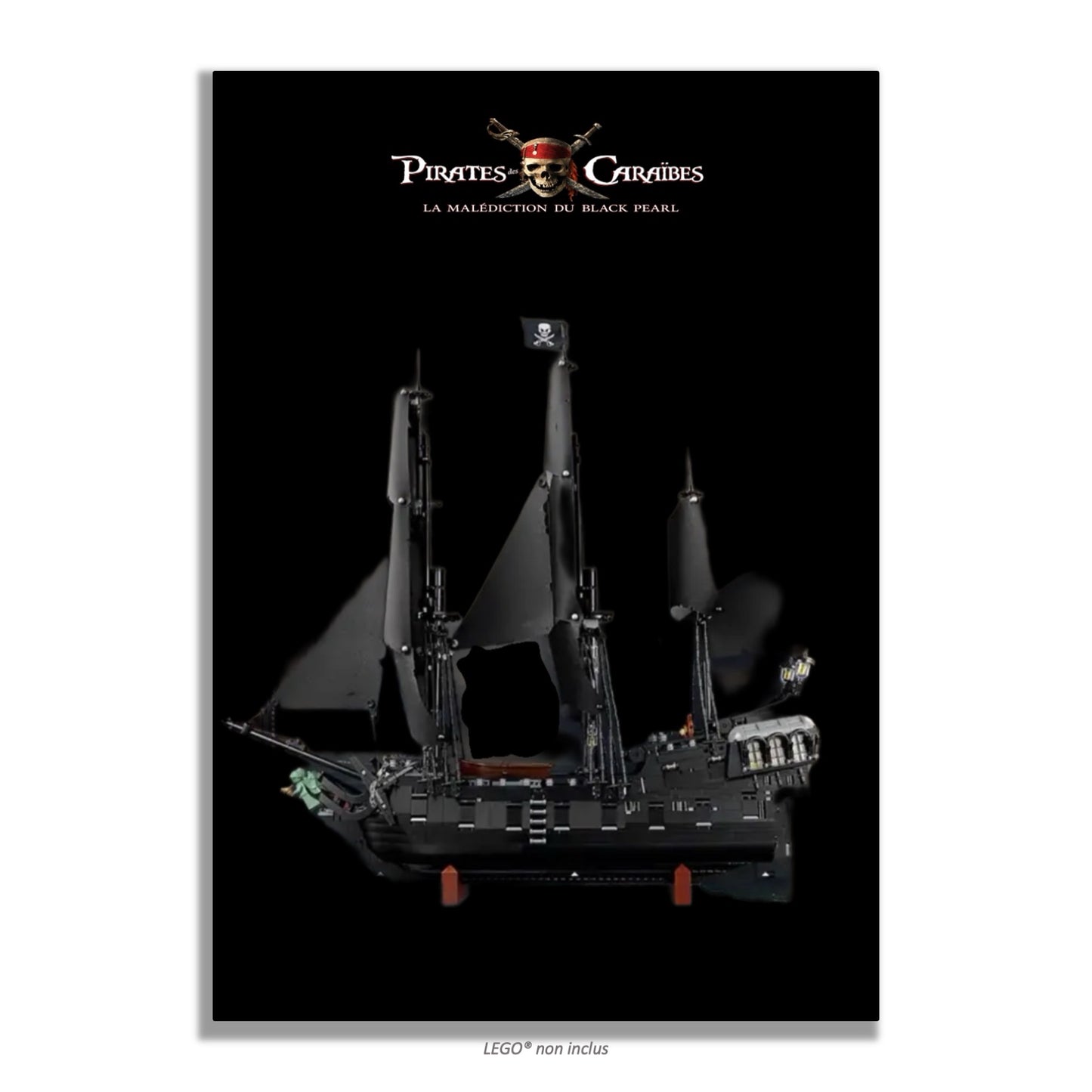 Découvrez nos tableaux pour le LEGO ICONS 10365 : Bateau pirate du capitaine Jack Sparrow