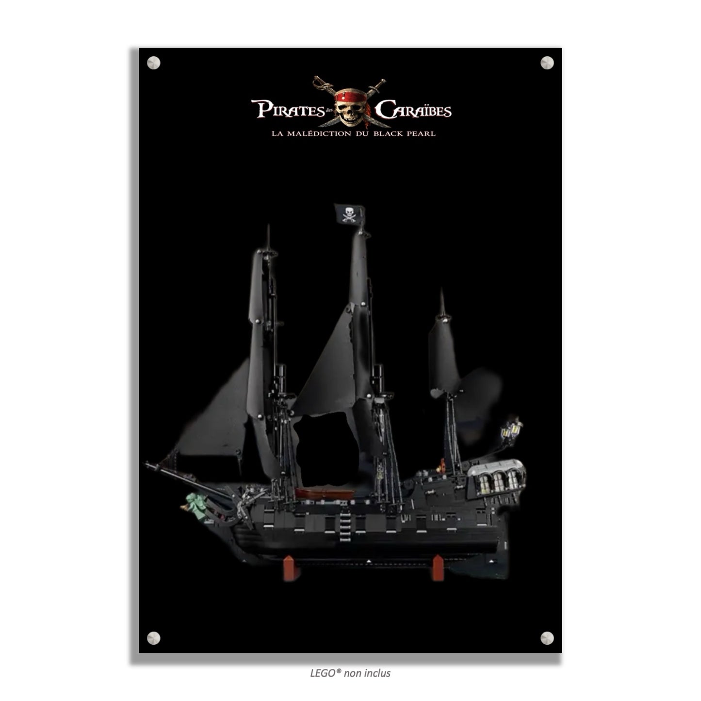 Découvrez nos tableaux pour le LEGO ICONS 10365 : Bateau pirate du capitaine Jack Sparrow