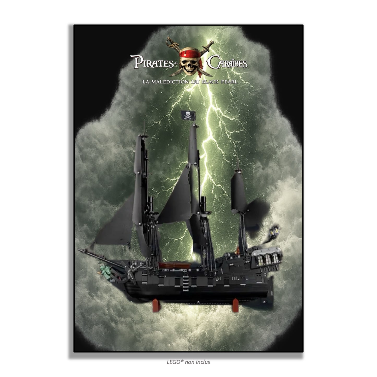 Découvrez nos tableaux pour le LEGO ICONS 10365 : Bateau pirate du capitaine Jack Sparrow