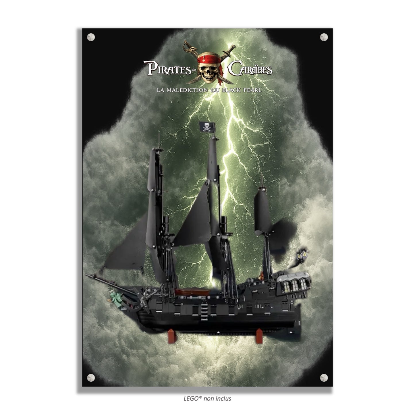 Découvrez nos tableaux pour le LEGO ICONS 10365 : Bateau pirate du capitaine Jack Sparrow