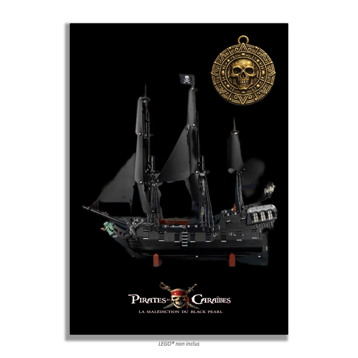 Découvrez nos tableaux pour le LEGO ICONS 10365 : Bateau pirate du capitaine Jack Sparrow