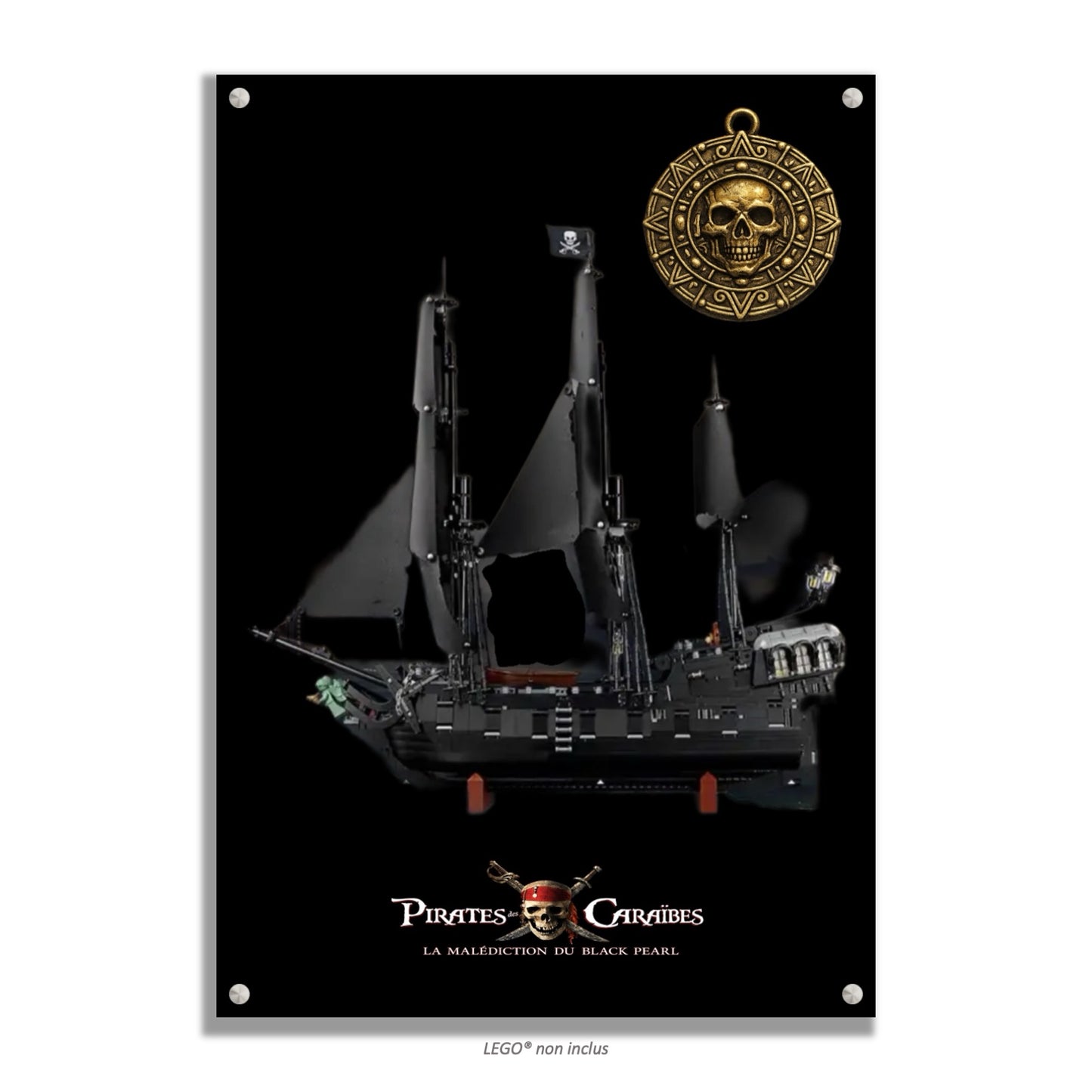 Découvrez nos tableaux pour le LEGO ICONS 10365 : Bateau pirate du capitaine Jack Sparrow