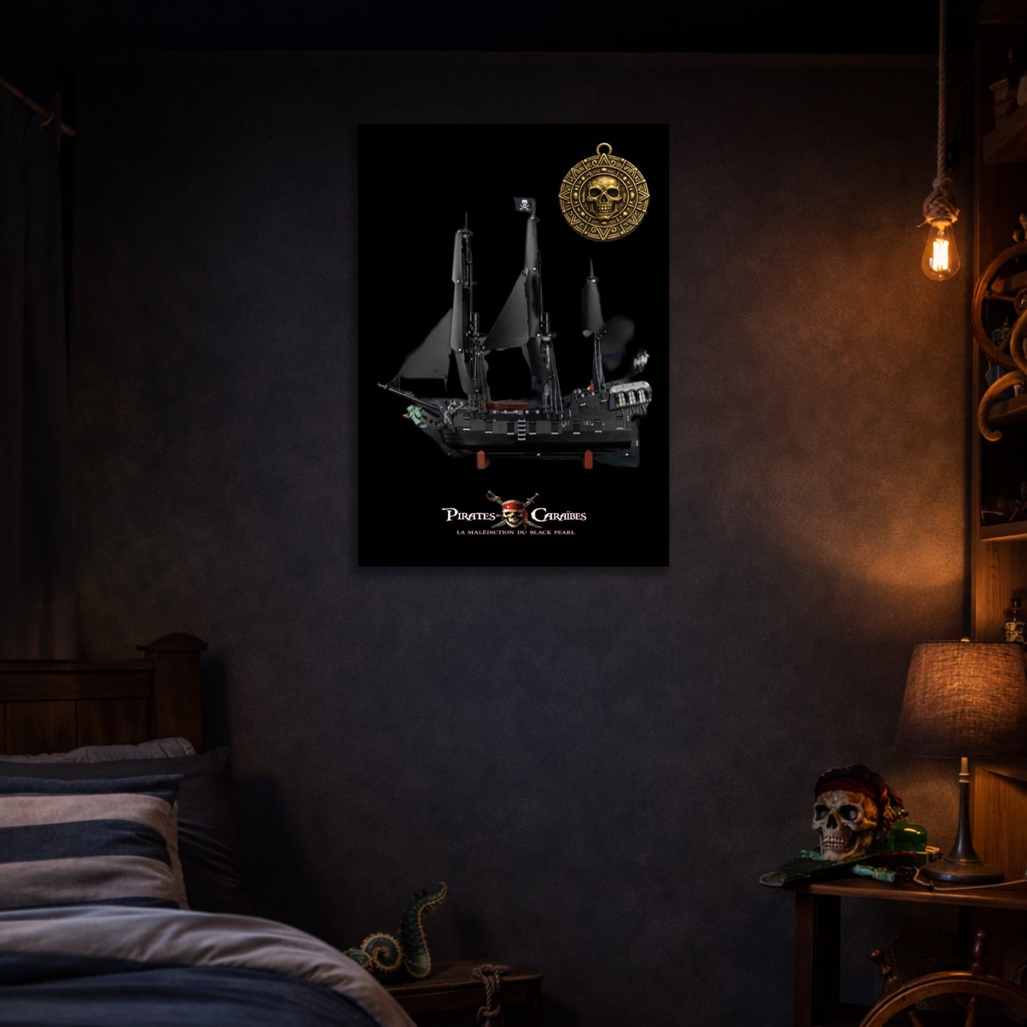 Découvrez nos tableaux pour le LEGO ICONS 10365 : Bateau pirate du capitaine Jack Sparrow