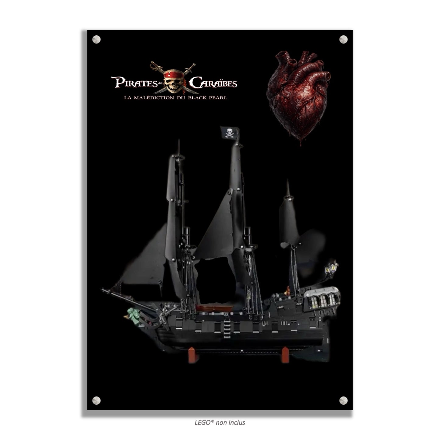 Découvrez nos tableaux pour le LEGO ICONS 10365 : Bateau pirate du capitaine Jack Sparrow