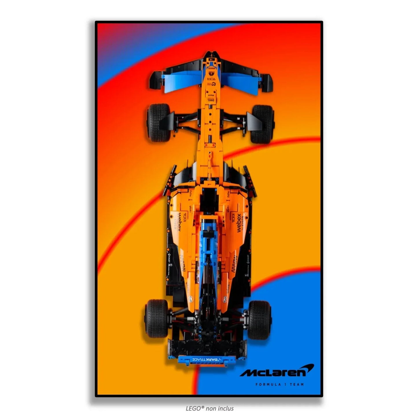 Tableau mural pour F1 McLaren LEGO 42141 - Kadris