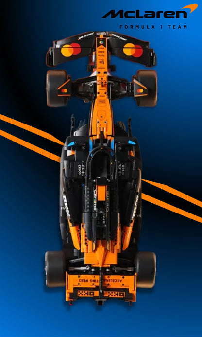 Cornice da parete LEGO Technic F1 McLaren 42141 — 8 stili, 2 finiture