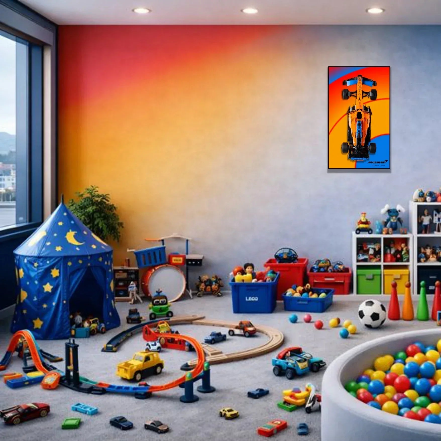 Tableau mural pour F1 McLaren LEGO 42141 - Kadris