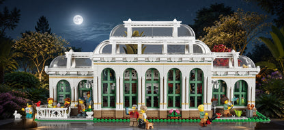 Le jardin botanique LEGO® 21353 – Décor Jardin au clair de lune – Set en place – Fond de meuble aluminium Kadris®