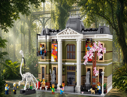 Muséum d'Histoire naturelle LEGO® 10326 – Décor Verrière botanique – Set en place – Fond de meuble aluminium Kadris®