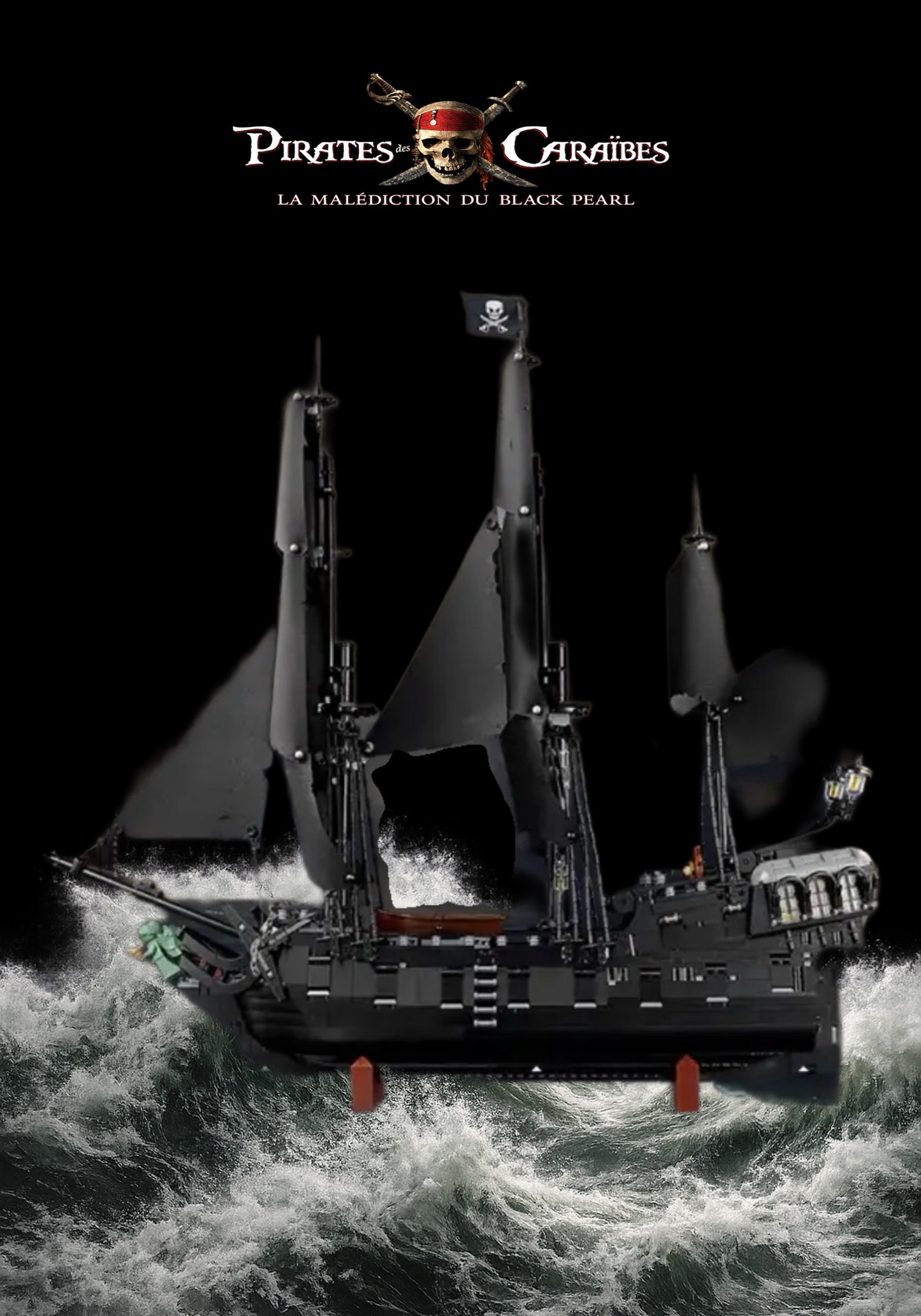 Découvrez nos tableaux pour le LEGO ICONS 10365 : Bateau pirate du capitaine Jack Sparrow