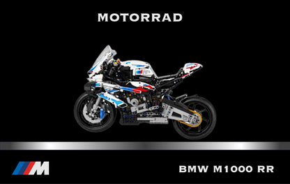 LEGO Technic Motorcycle BMW M 1000 RR 42130 wall art, 4 styles, 2 finishes