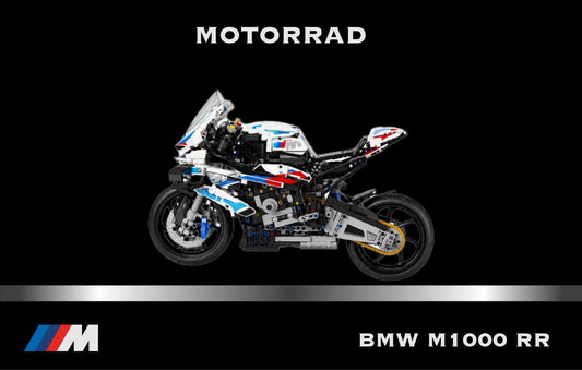 LEGO Technic Motorcycle BMW M 1000 RR 42130 wall art, 4 styles, 2 finishes