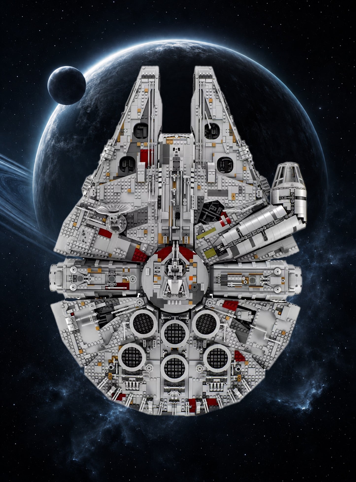 Tableaux muraux LEGO® Star Wars Faucon Millenium UCS 75192, 7 styles, 3 finitions