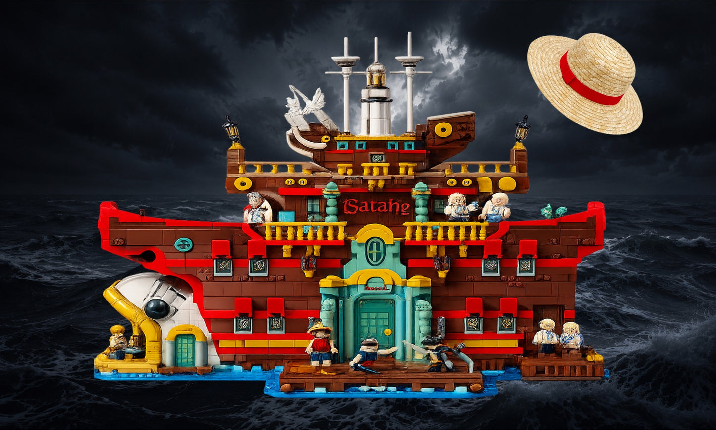 Tableaux muraux pour  LEGO® One Piece Le restaurant flottant Baratie 75640, 4 styles, 2 finitions (Copie)