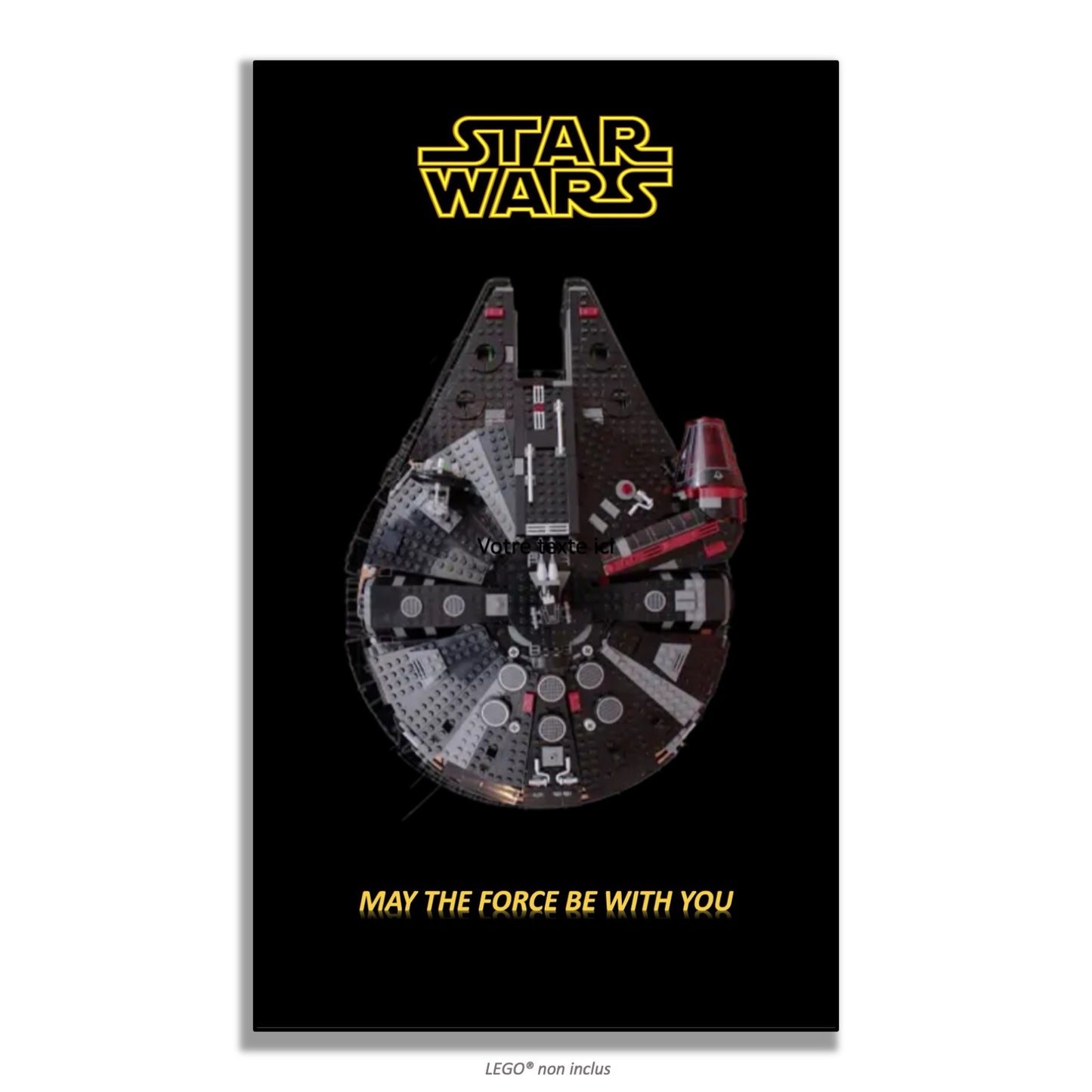 Black Millennium Falcon 75389