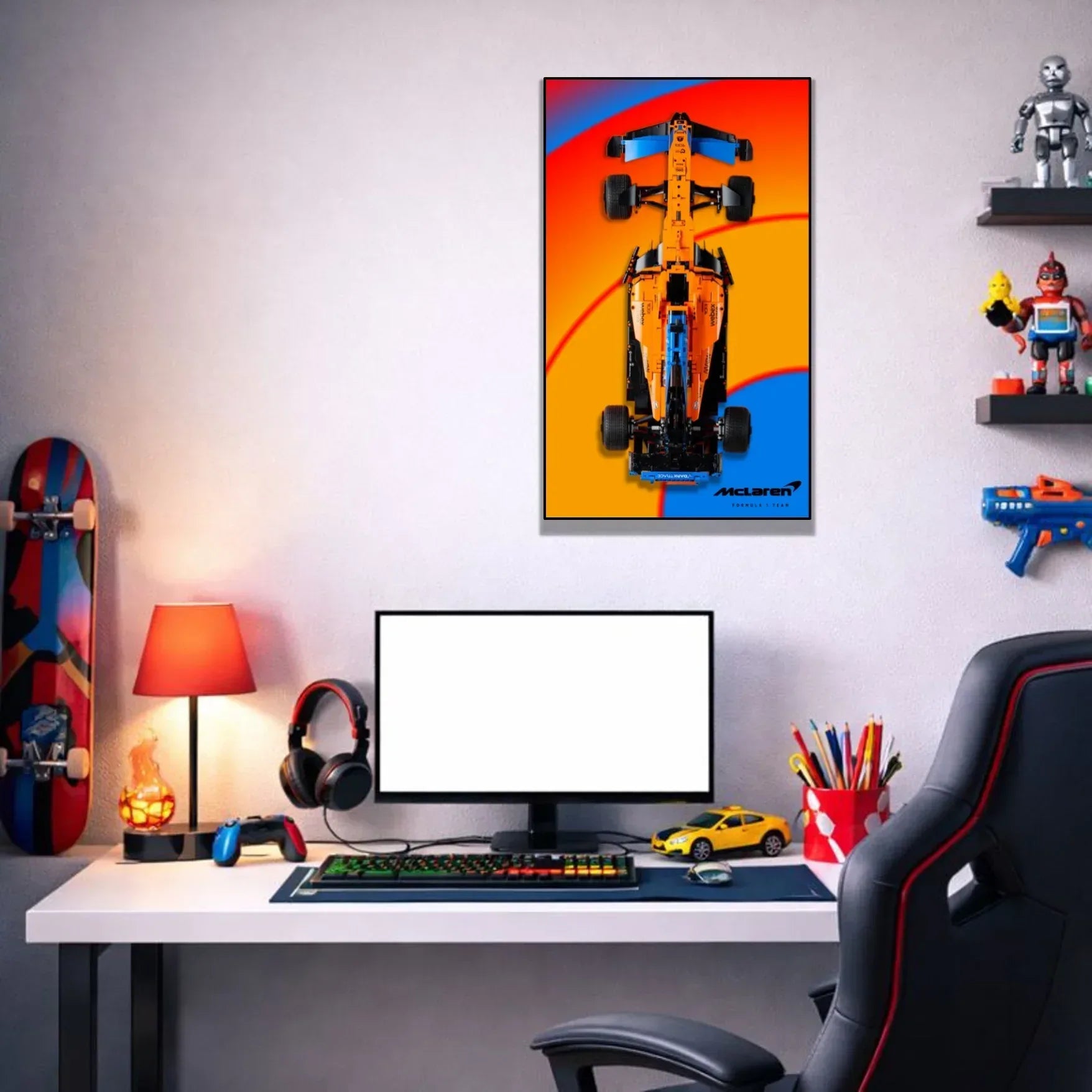 Tableau mural pour F1 McLaren LEGO 42141 - Kadris