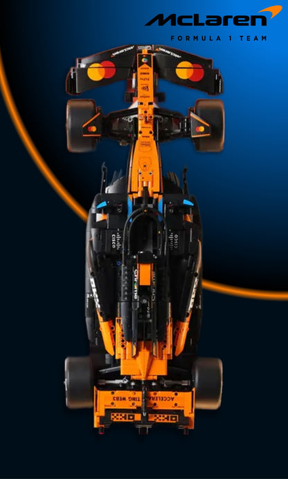 Cornice da parete LEGO Technic F1 McLaren 42141 — 8 stili, 2 finiture