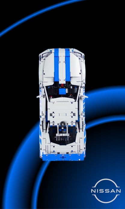Moldura de parede LEGO Technic Nissan Skyline GT-R (R34) 2 Fast 2 Furious 42210 — 6 estilos, 2 acabamentos
