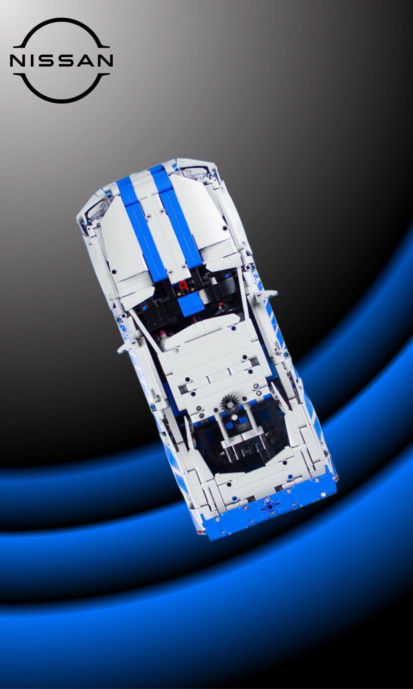 Tableaux muraux LEGO Technic Voiture Nissan Skyline GT-R (R34) 2 Fast 2 Furious 42210 — 6 styles, 2 finitions
