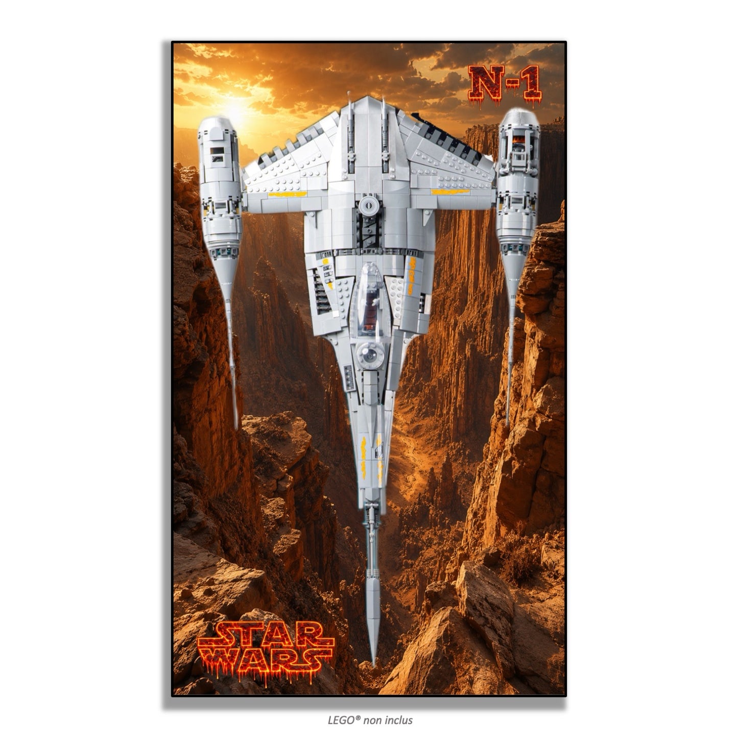 Schwarzer Millennium Falke 75389