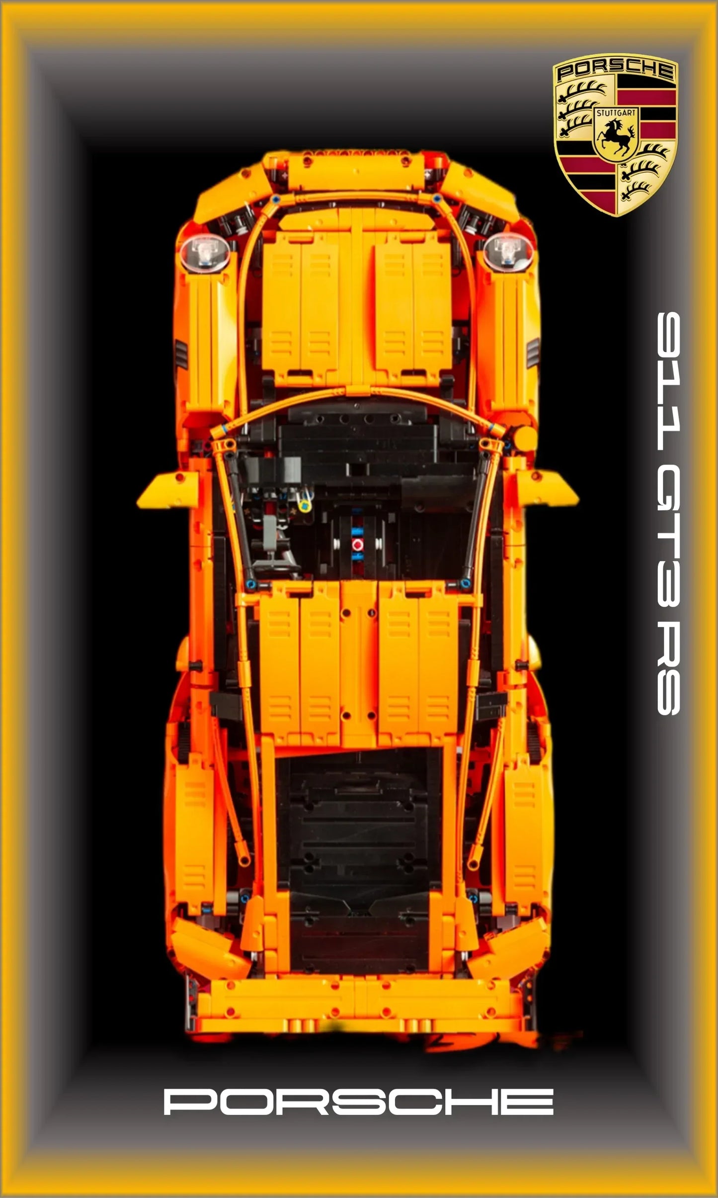 Tableau mural pour Porsche 911 GT3 RS LEGO 42056 - Kadris