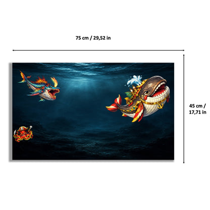 Tableaux muraux pour  LEGO® One Piece Le restaurant flottant Baratie 75640, 4 styles, 2 finitions (Copie)