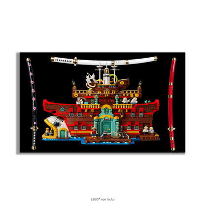 Tableaux muraux pour  LEGO® One Piece Le restaurant flottant Baratie 75640, 4 styles, 2 finitions (Copie)