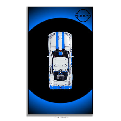 Moldura de parede LEGO Technic Nissan Skyline GT-R (R34) 2 Fast 2 Furious 42210 — 6 estilos, 2 acabamentos