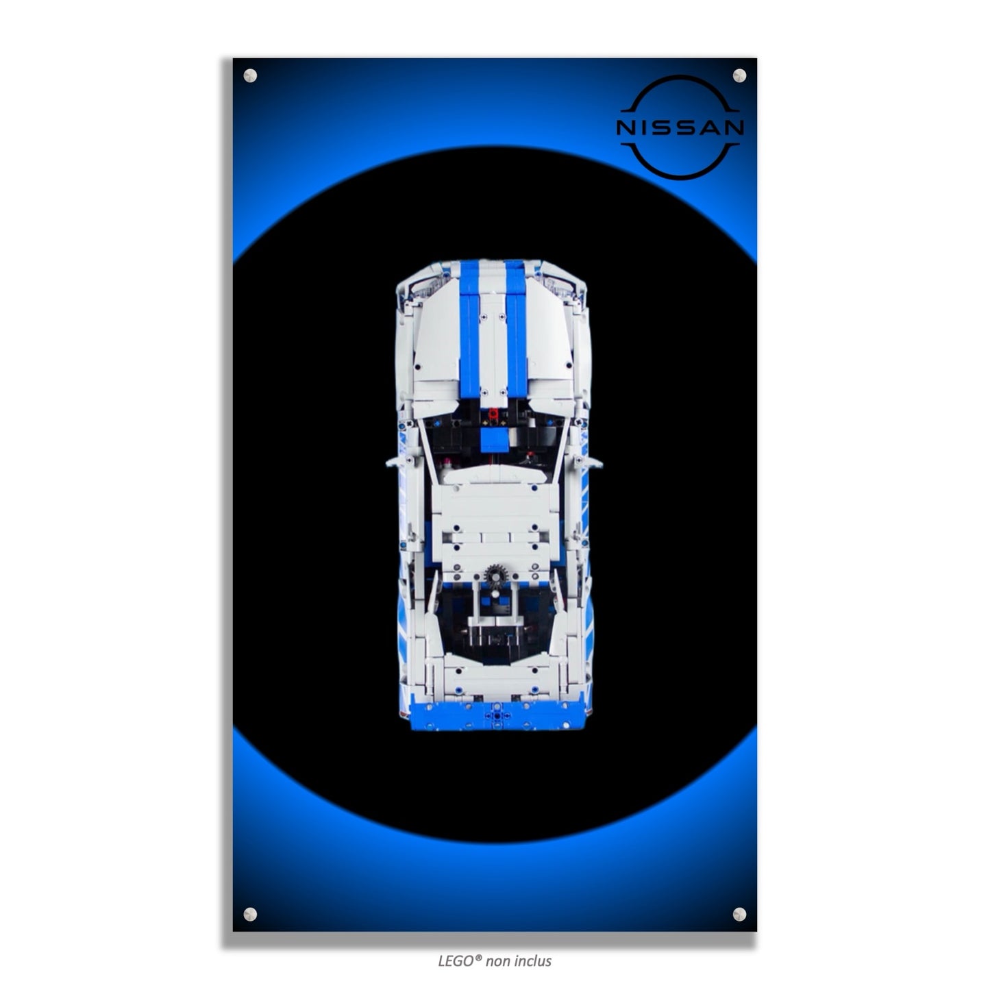 Tableaux muraux LEGO Technic Voiture Nissan Skyline GT-R (R34) 2 Fast 2 Furious 42210 — 6 styles, 2 finitions