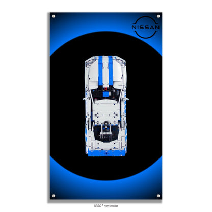 Moldura de parede LEGO Technic Nissan Skyline GT-R (R34) 2 Fast 2 Furious 42210 — 6 estilos, 2 acabamentos