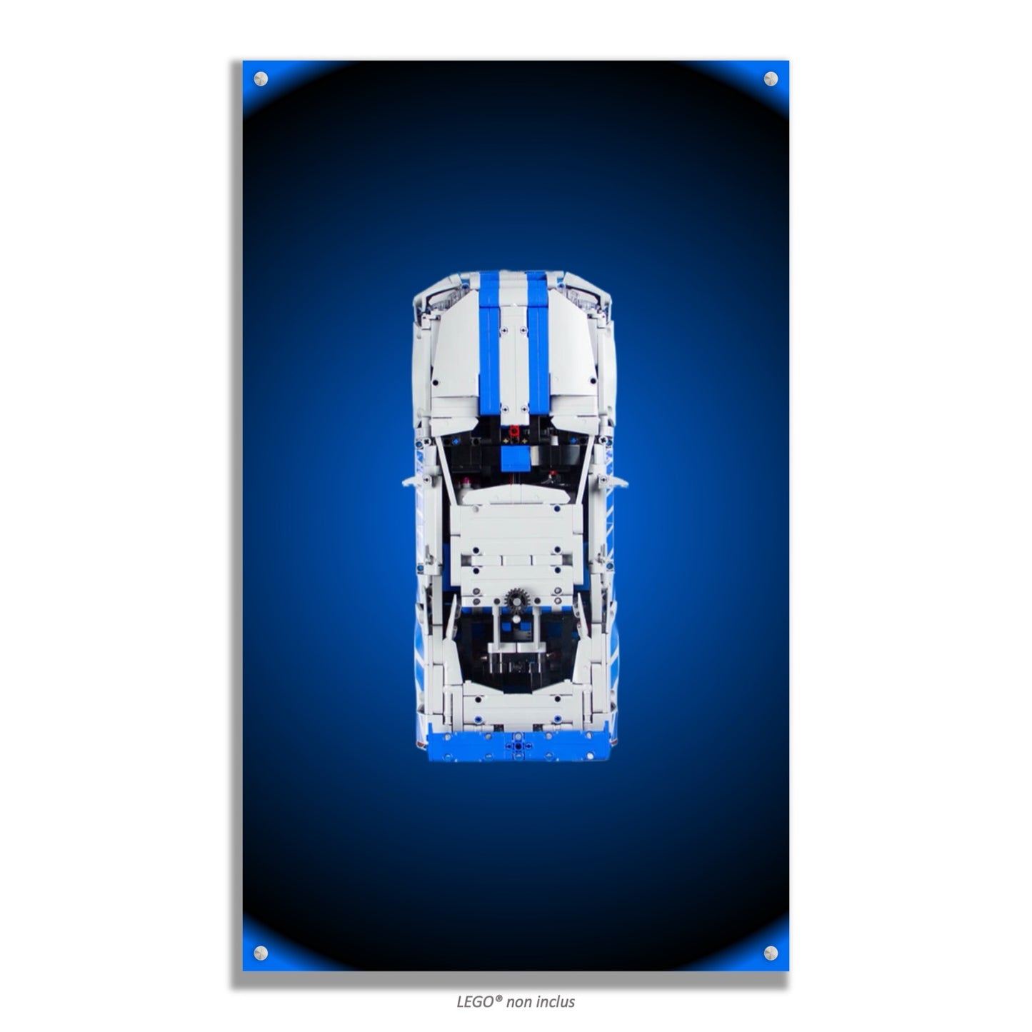 Tableaux muraux LEGO Technic Voiture Nissan Skyline GT-R (R34) 2 Fast 2 Furious 42210 — 6 styles, 2 finitions