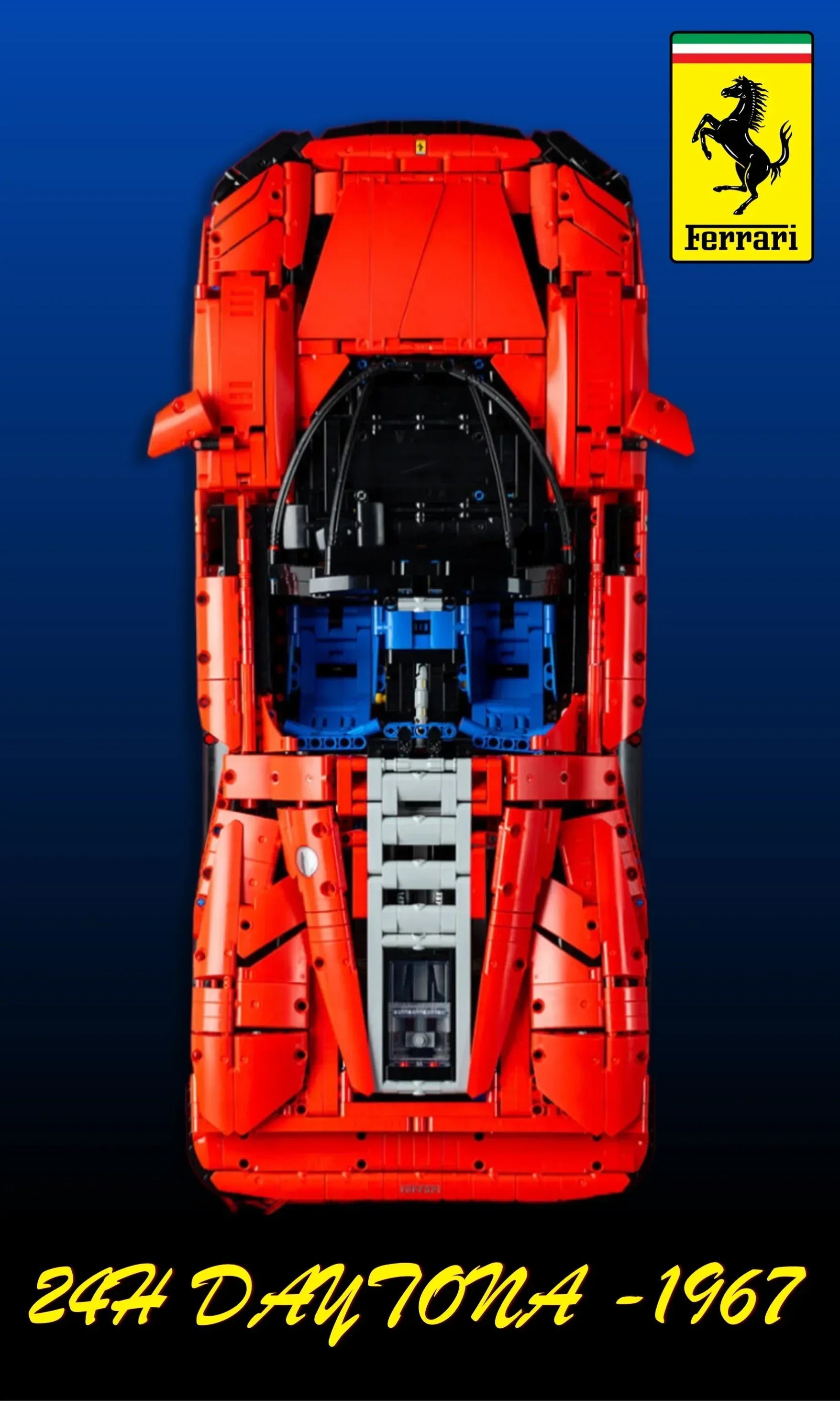 Tableau mural pour Ferrari Daytona SP3 LEGO 42143 - Kadris