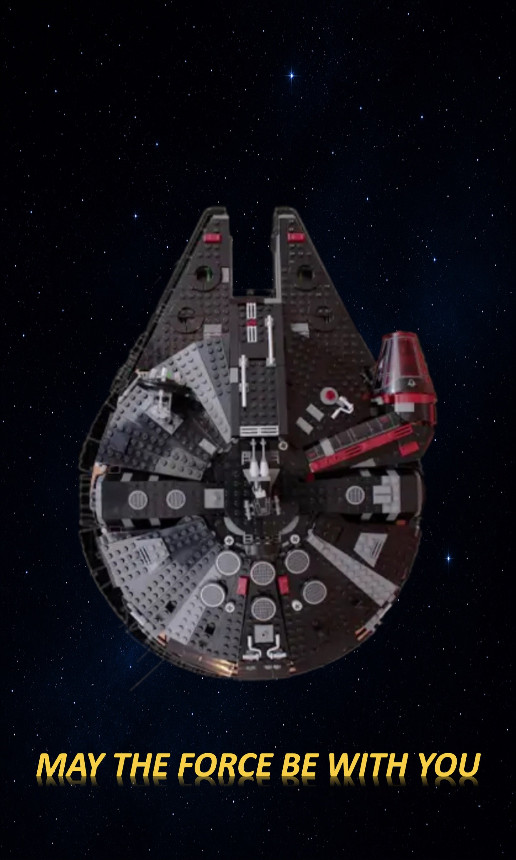 Kadris – LEGO® Star Wars Faucon Millenium Noir 75389 – vue principale