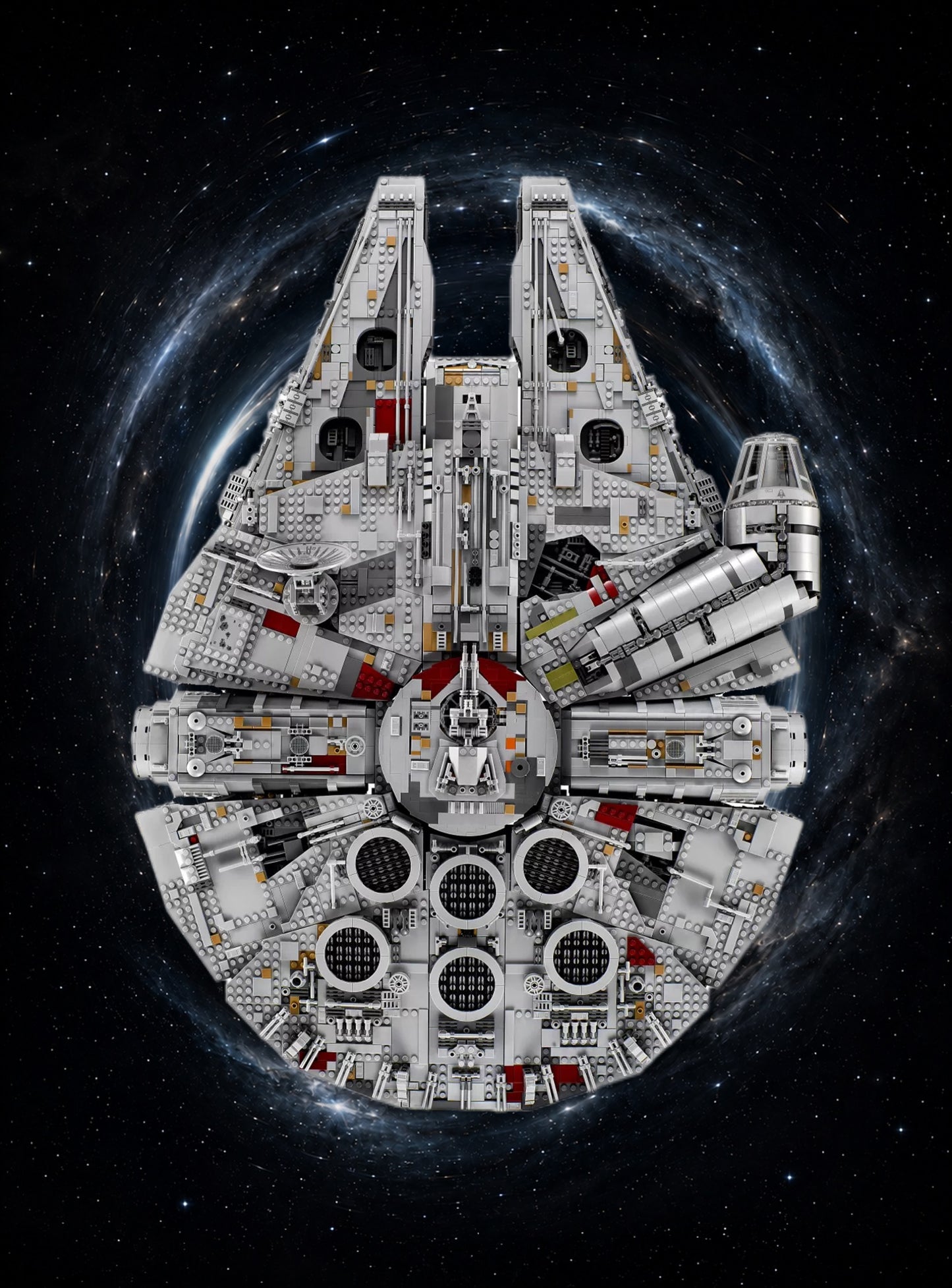 Tableaux muraux LEGO® Star Wars Faucon Millenium UCS 75192, 7 styles, 3 finitions