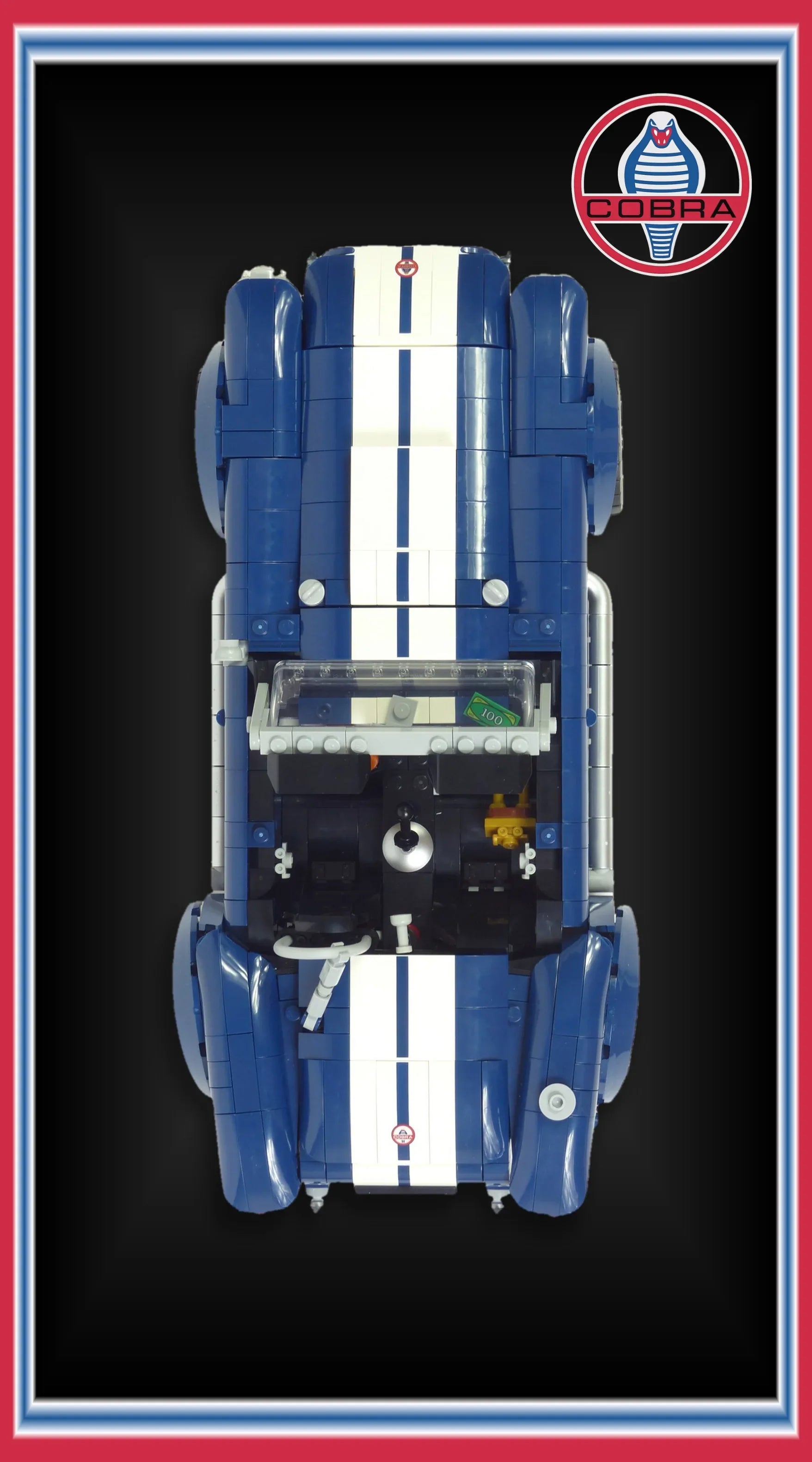 Tableau pour Shelby Cobra 427S/C LEGO Icons 10357 - Kadris